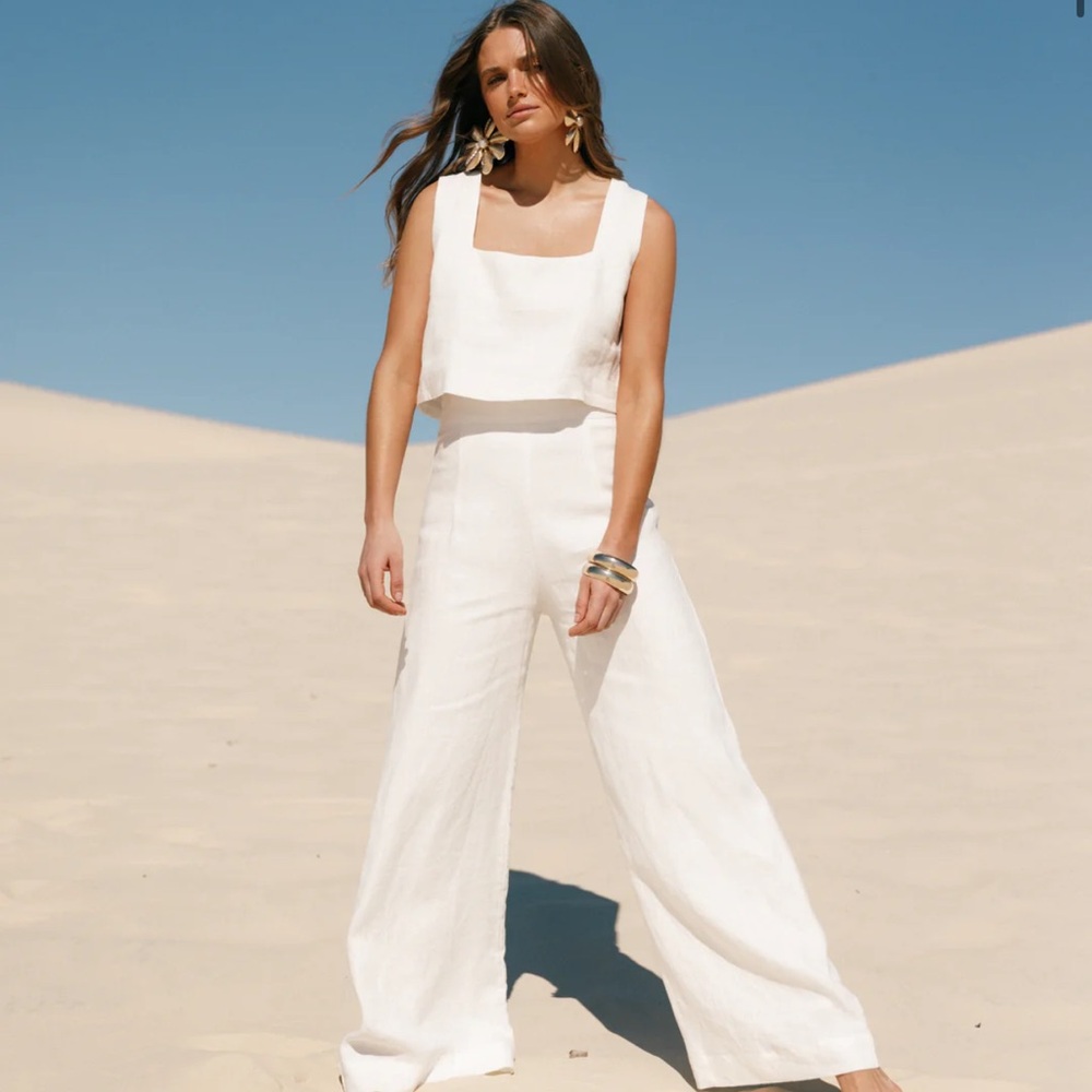 Petal & Pup Cream Jumpsuit